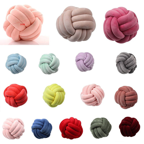 Knot Pillow/Knotted Pillow Maxi/Triple Knot Cotton Fleece Pillow/Knot ball Pillow/Knot Pillow diy/dwr Knot Pillow