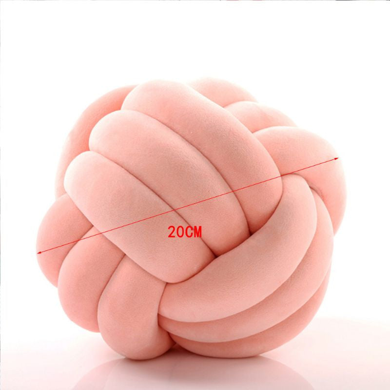 Knot Pillow/Knotted Pillow Maxi/Triple Knot Cotton Fleece Pillow/Knot ball Pillow/Knot Pillow diy/dwr Knot Pillow