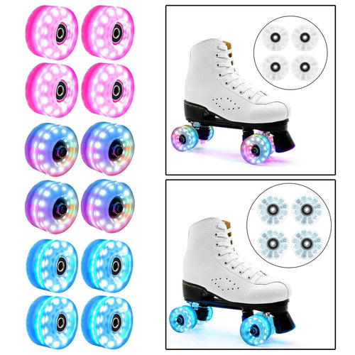 Light Up Roller Skate Wheels/ roller skate light up wheels/Glow Light Up LED Roller Skate Wheels