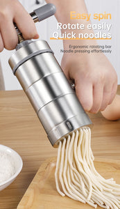 Manual Noodle Maker Stainless Steel Press Pasta Spaghetti Machine/Press Pasta Machine/stand mixer pasta press