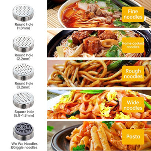 Manual Noodle Maker Stainless Steel Press Pasta Spaghetti Machine/Press Pasta Machine/stand mixer pasta press