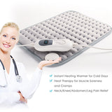 MIGHTY BLISS Large Electric Heating Pad For Back Pain