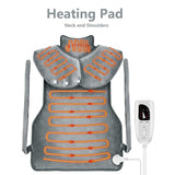 Massaging Heating Pad/calming weighted heating pad/sharper image massaging weighted heating pad/caming heat massaging weighted heating pad