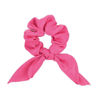 New Chiffon Bowknot Elastic Hair Bands For Women Girls Solid Color Scrunchies Headband Hair Ties Ponytail Holder Hair Accessorie