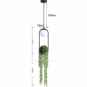 Nordic Modern LED Pendant Lights Plant Hanging Lamps/sky garden/skygarden london/skygarden/Wren - Sky Garden Planter Light