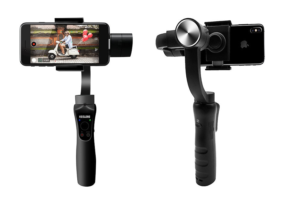 Phone Gimbal Stabilizer Remote Bluetooth Tripod