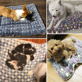 Puppy Blankets/Cosy Calming Pet Blanket/Cosy Calming Pet Blanket Coffe With Footprint/Puppy Blankets for cranes/best Puppy Blankets/