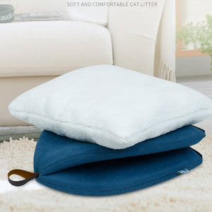 COMFY PET BED CALMING HIGH STRETCH SOFT FAUX FUR FOR DOGS CATS