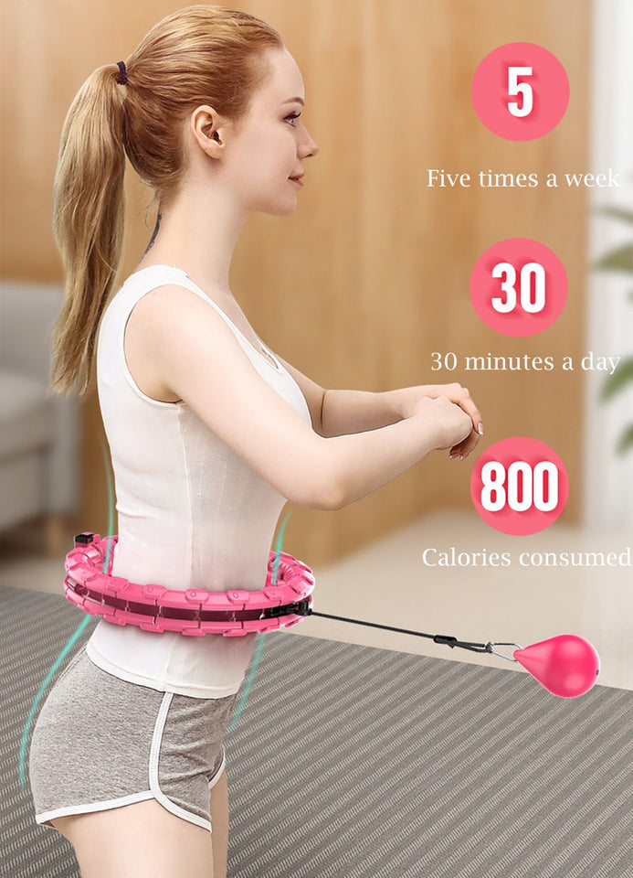 Smart Weighted Hoola Hoop - Thin Waist Fitness Equipment